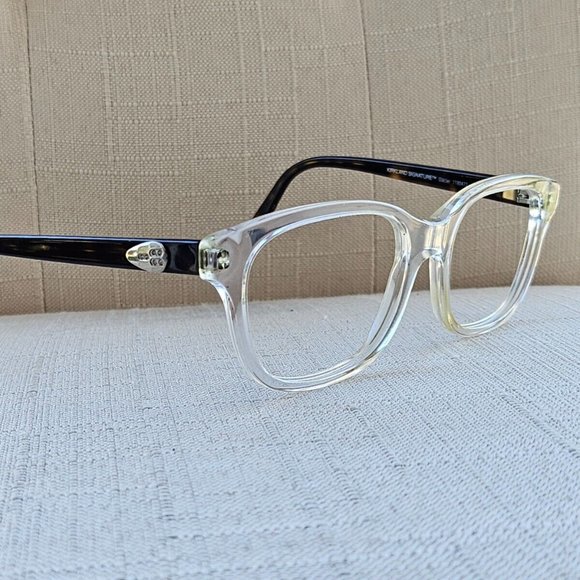 Kirkland Signature Eyeglasses Frame GLACIER Clear/Tortoise Glasses made in Italy - Picture 1 of 12
